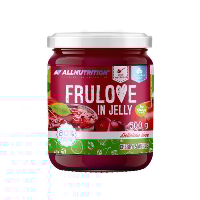 Allnutrition FruLove In Jelly - Cherry & Apple - Конфитюр, Разфасовка 500g