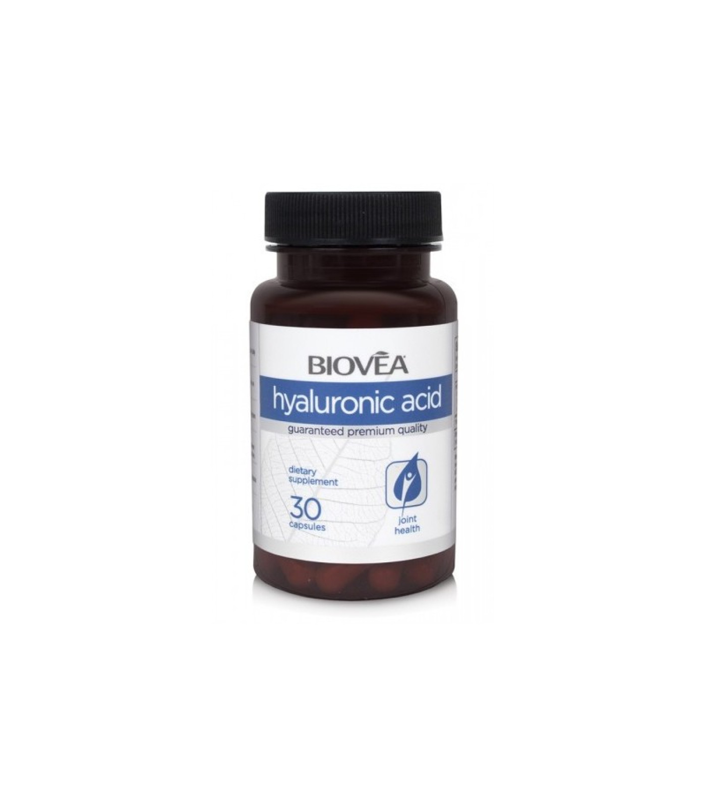 Biovea Hyaluronic Acid 40mg - Хиалуронова Киселина, Разфасовка 30 caps