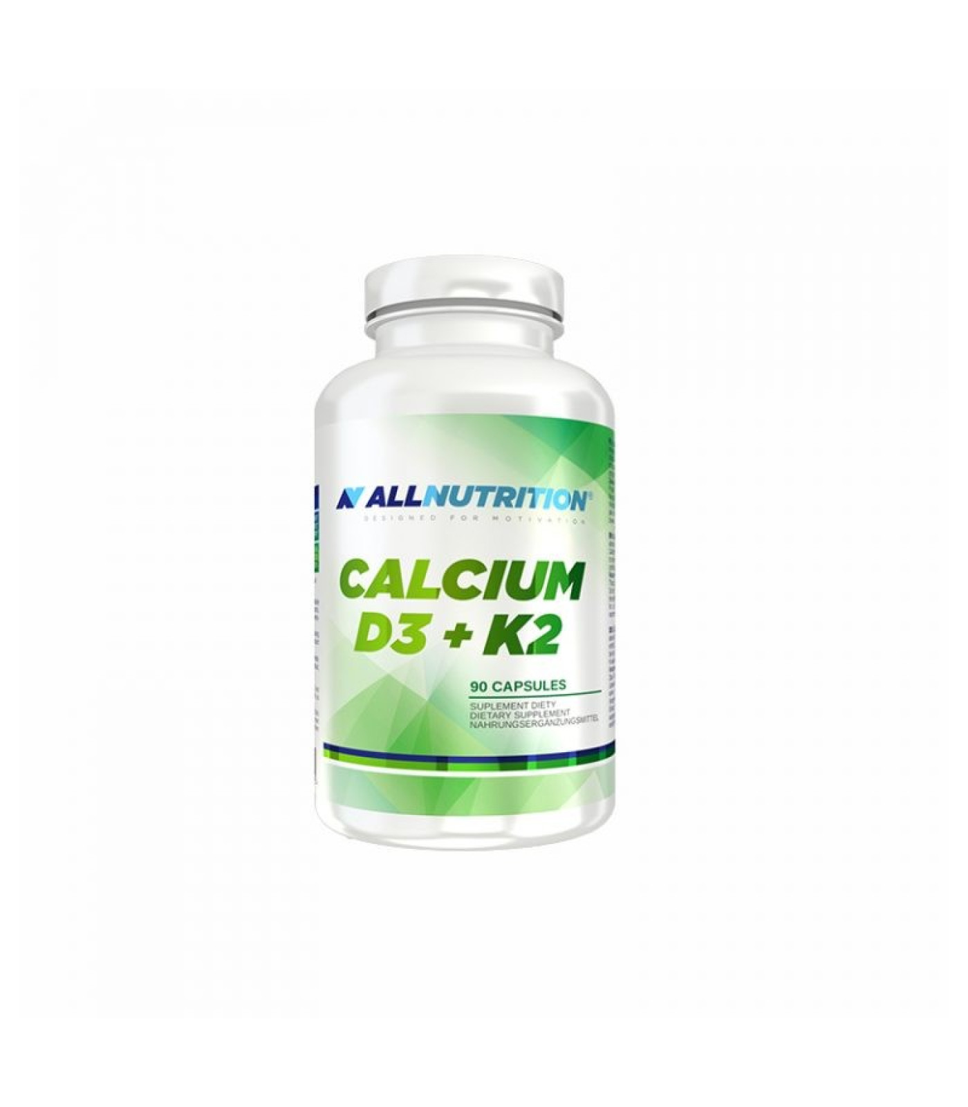 Allnutrition Calcium D3 + K2 - Калций, Витамамин Д и К, Разфасовка 90 caps