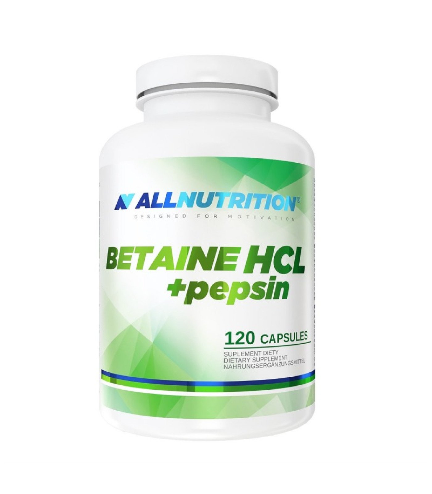 Allnutrition Betaine HCL + Pepsin - Бетаин + Пепсин, Разфасовка 120 caps