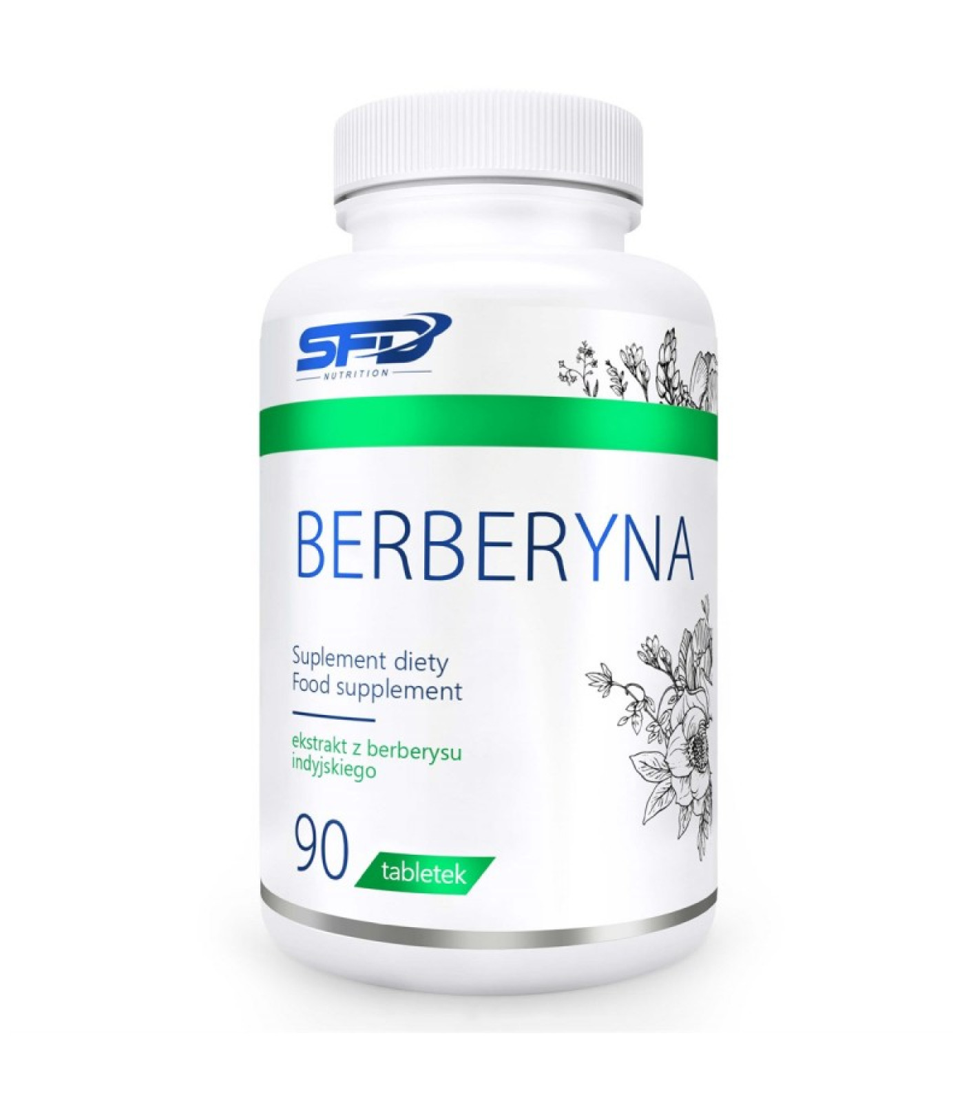 SFD Berberine - Берберин, Разфасовка 90 tabs