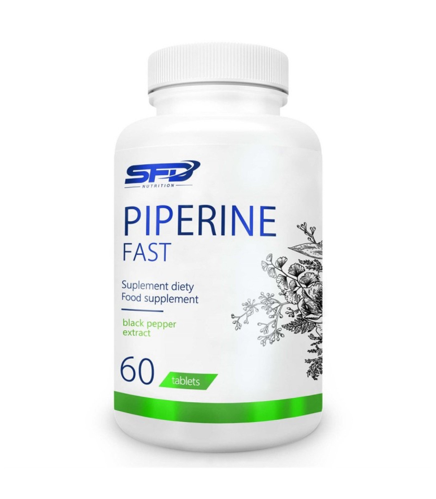 SFD Piperine Fast - Пиперин, Разфасовка 60 tabs