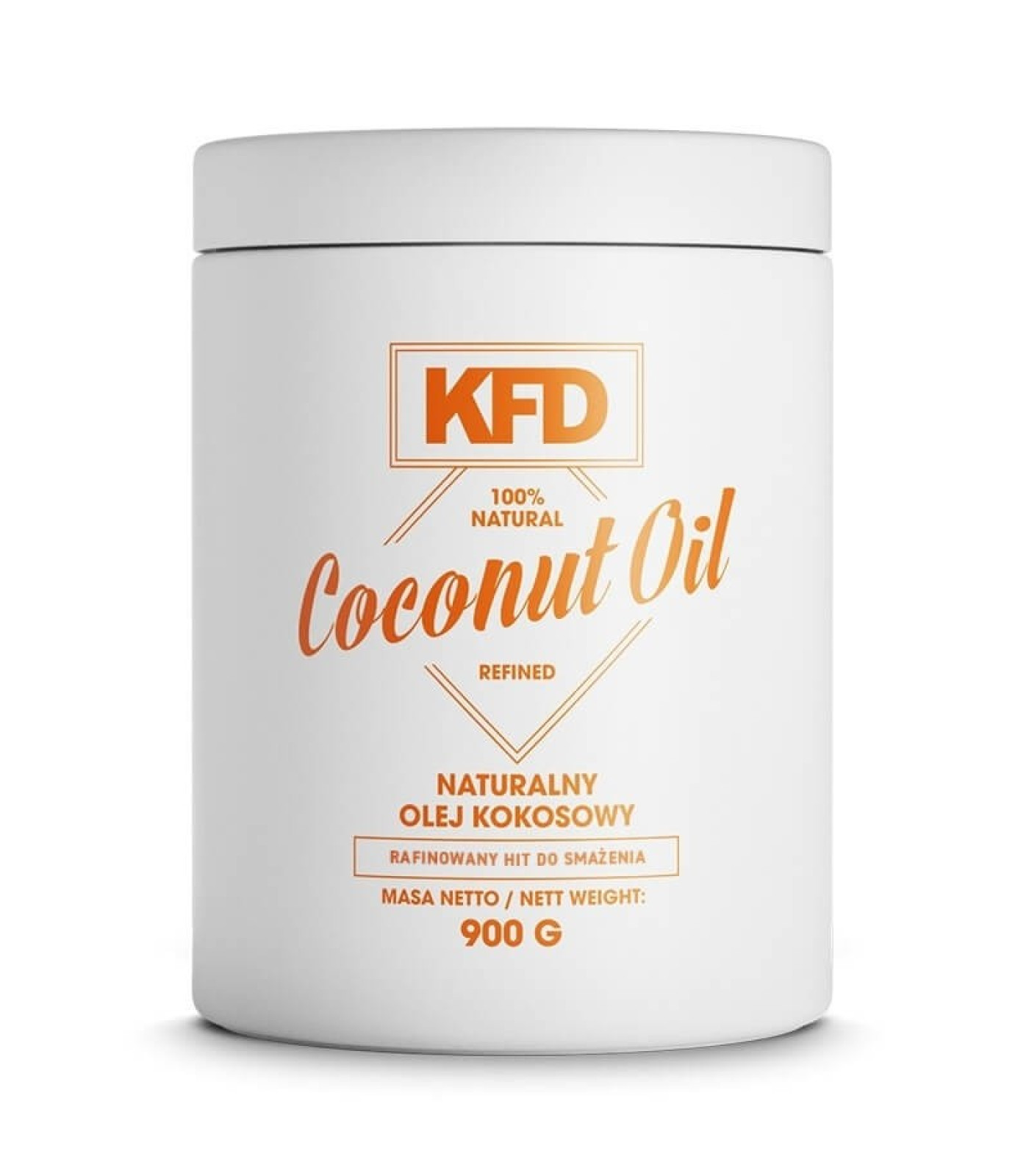 KFD Coconut Oil Refined - Кокосово Масло, Разфасовка 900g