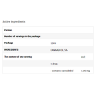 Allnutrition Cannabi Oil 5% - Масло От Канабис, Разфасовка 10ml