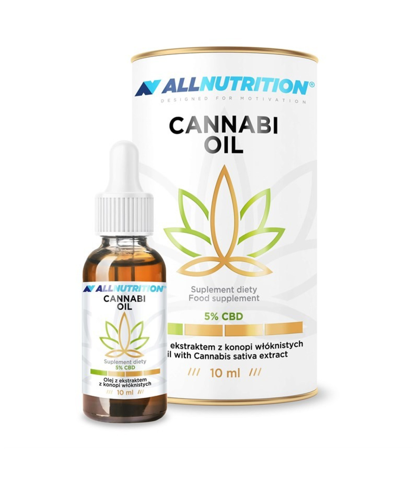Allnutrition Cannabi Oil 5% - Масло От Канабис, Разфасовка 10ml