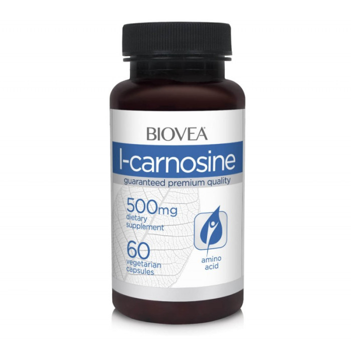 Biovea L-Carnosine 500mg - Карнозин, Разфасовка 60 caps