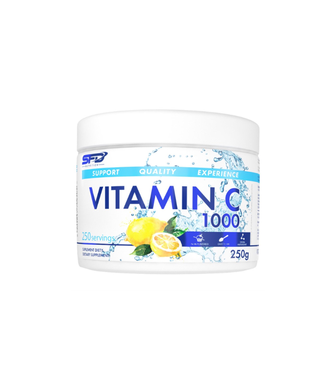 SFD Vitamin C 1000 Powder - Витамин C, Разфасовка 250g