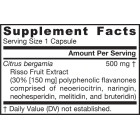 Jarrow Formulas Citrus Bergamot - Цитрус Бергамот, Разфасовка 60 caps