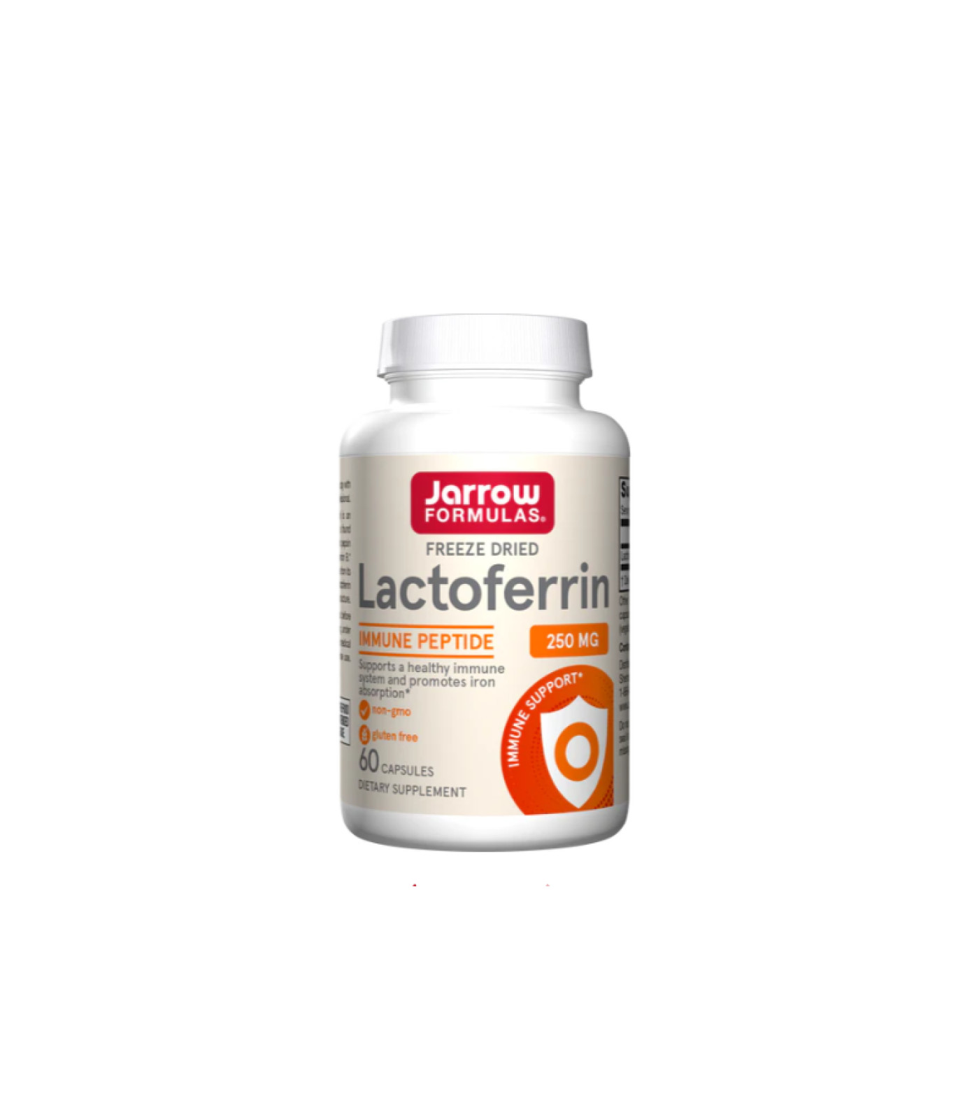Jarrow Formulas Lactoferrin 250mg - Лактоферин, Разфасовка 60 caps Jarrow Formulas Lactoferrin 250mg - Лактоферин, Разфасовка 60 caps
