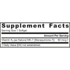 Jarrow Formulas MK7 (K2) 90mcg - Витамин K, Разфасовка 60 sgels
