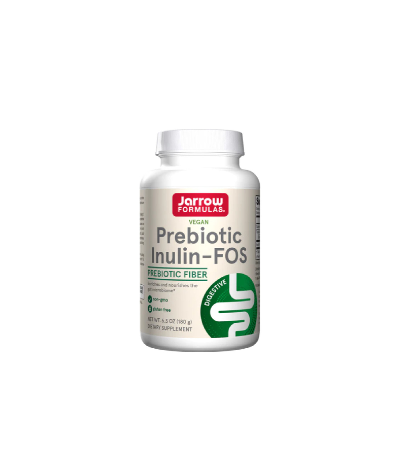 Jarrow Formulas Prebiotic Inulin-FOS - FructoOligoSaccharides - Пребиотик, Разфасовка 180g
