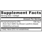 Jarrow Formulas PS-100 100mg - Phosphatidylserine - Фосфатидилсерин, Разфасовка 30 sgels