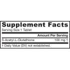 Jarrow Formulas S-Acetyl-L-Glutathione 100mg - Глутатион, Разфасовка 60 tabs