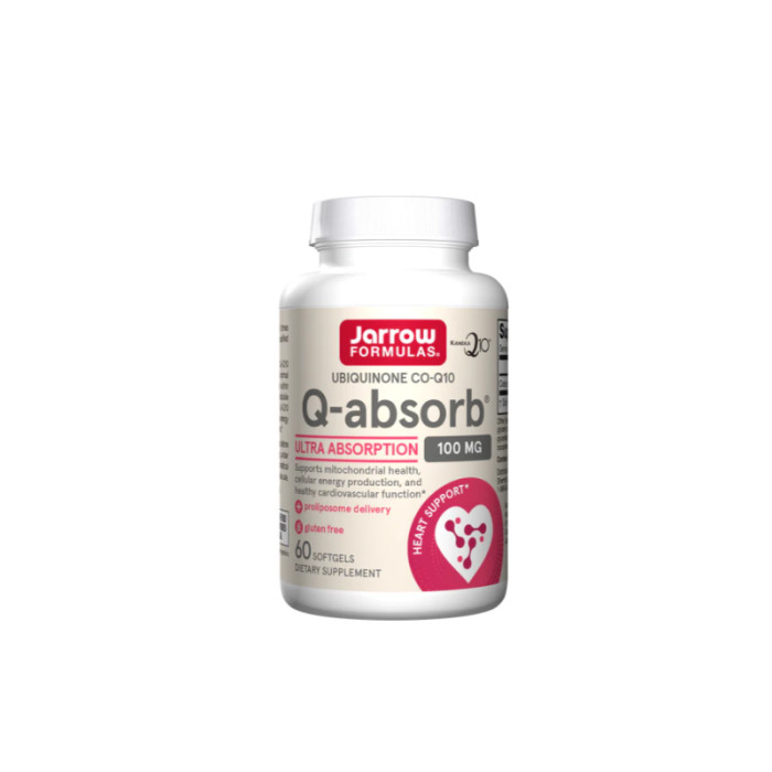 Jarrow Formulas Ubiquinone - Q-absorb® Co-Q10 100mg - Убихинон, Разфасовка 60 sgels