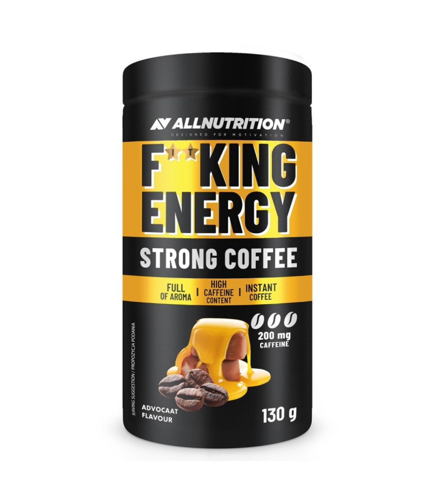 Allnutrition F**King Energy Strong Coffee - Инстантно Кафе, Разфасовка 0.130kg