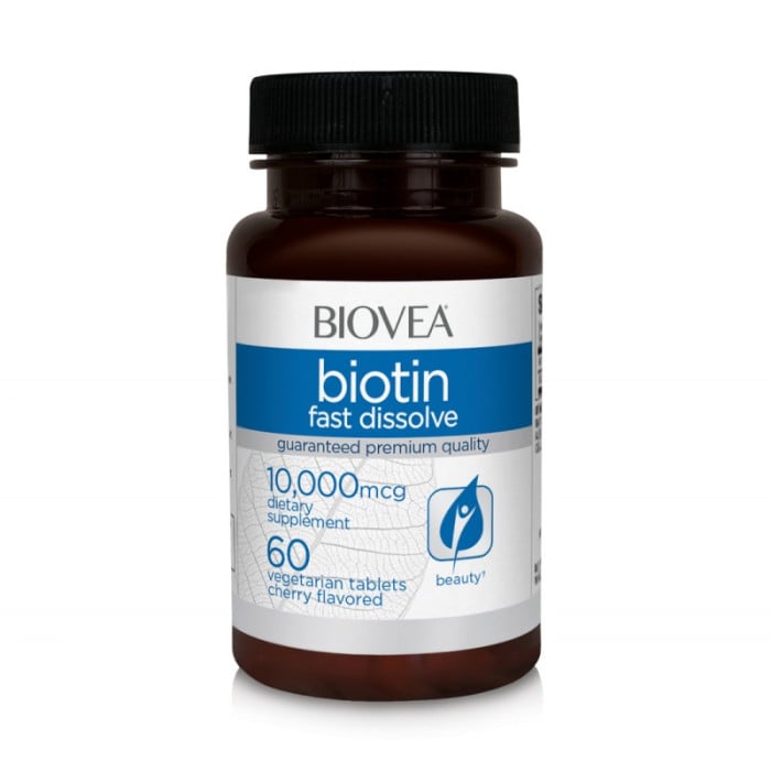 Biovea Biotin 10 000 - Биотин, Разфасовка 60 tabs