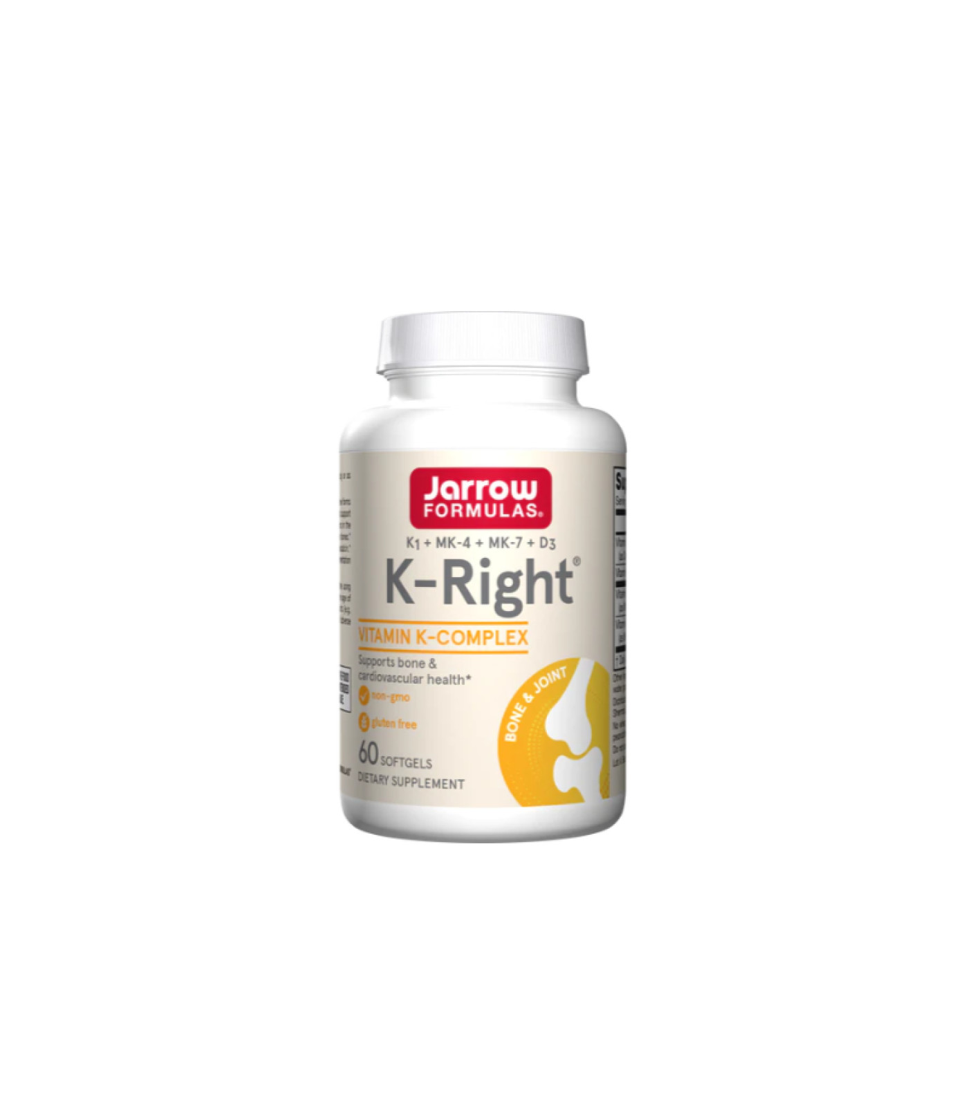 Jarrow Formulas K-Right - Vitamin K Complex - Витамин К, Разфасовка 60 sgels