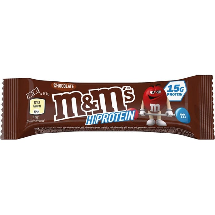 Mars Protein M&M`s Hi Protein Bar - Chocolate - Протеинов Бар