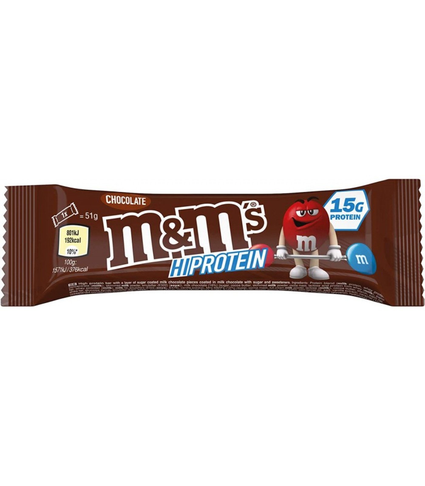 Mars Protein M&M`s Hi Protein Bar - Chocolate - Протеинов Бар