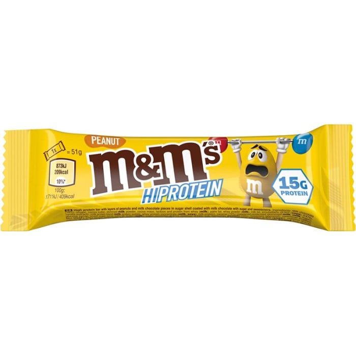 Mars Protein M&M`s Hi Protein Bar - Peanut - Протеинов Бар