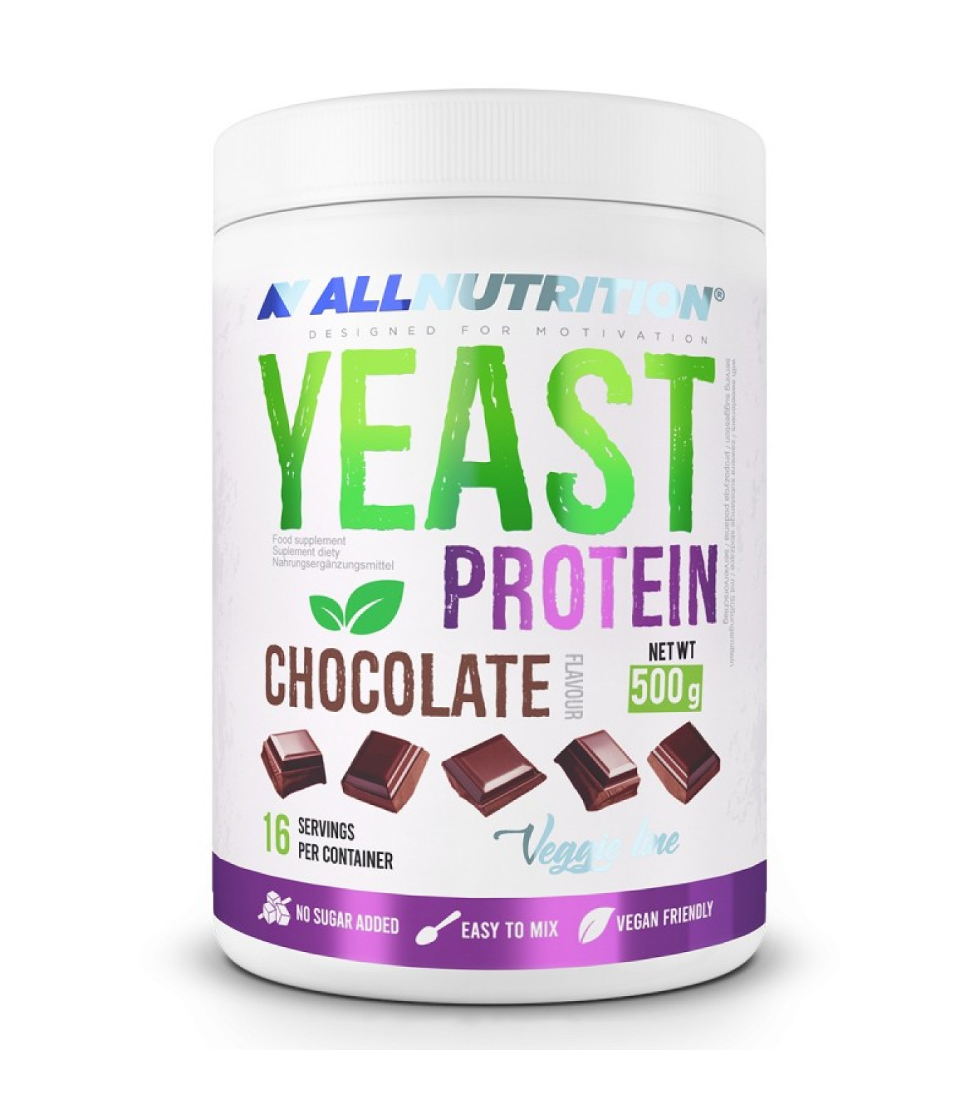 Allnutrition Yeast Protein - Вегетариански Протеин от Мая, Разфасовка 500g
