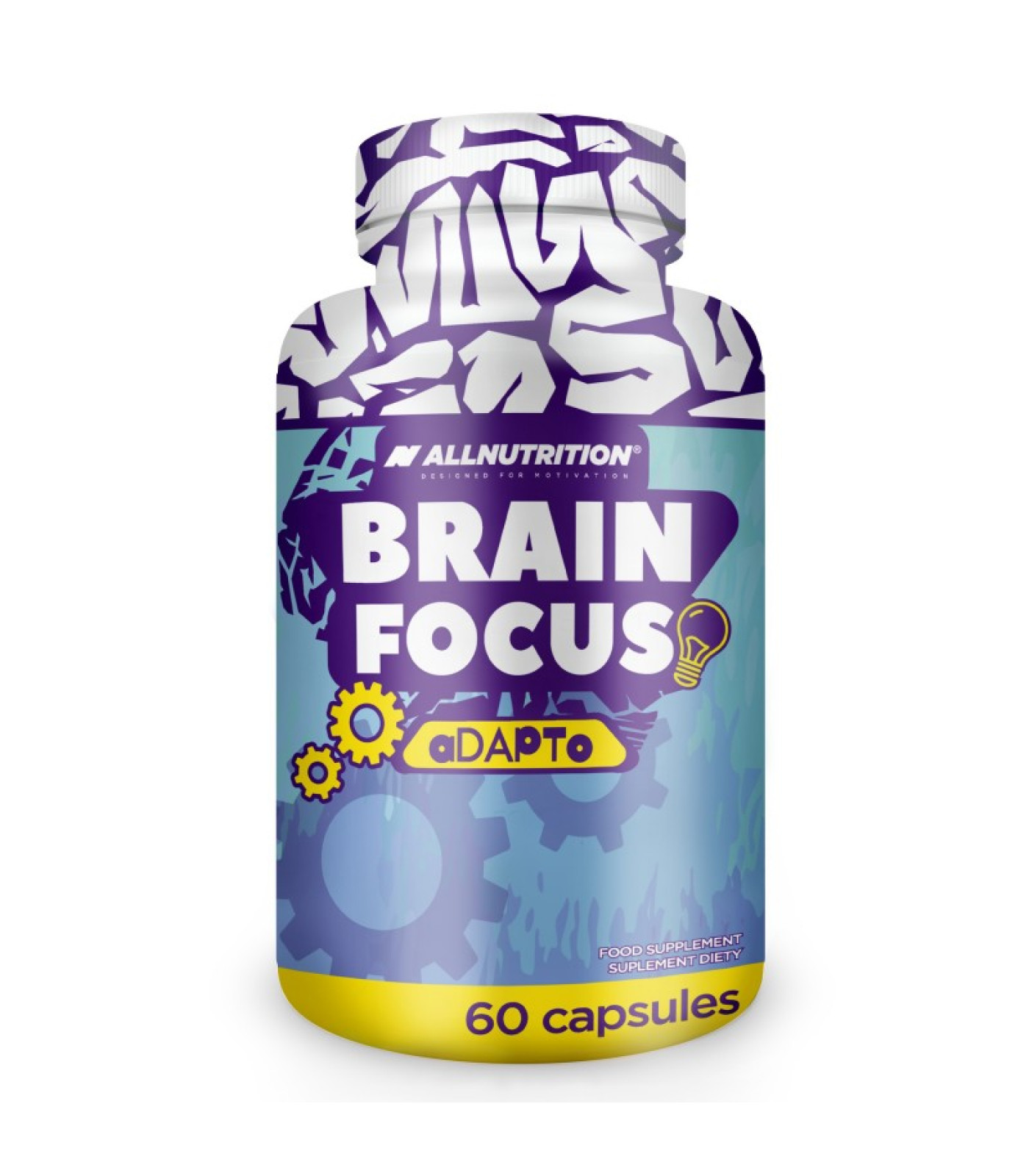 Allnutrition Brain Focus - Формула за Мозъка, Разфасовка 60 caps