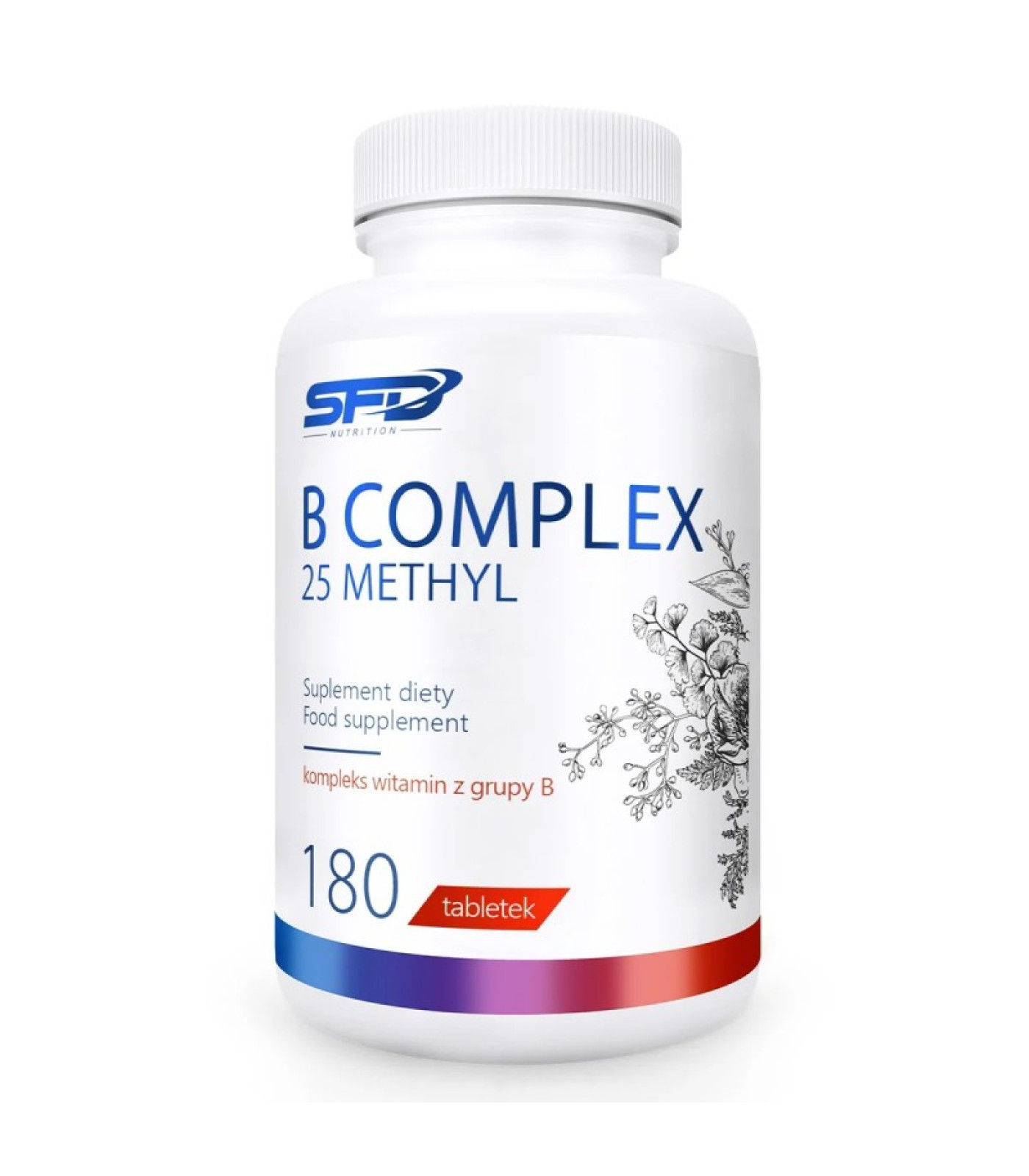 SFD B Complex 25 Methyl - Витамин B Комплекс, Разфасовка 180 tabs