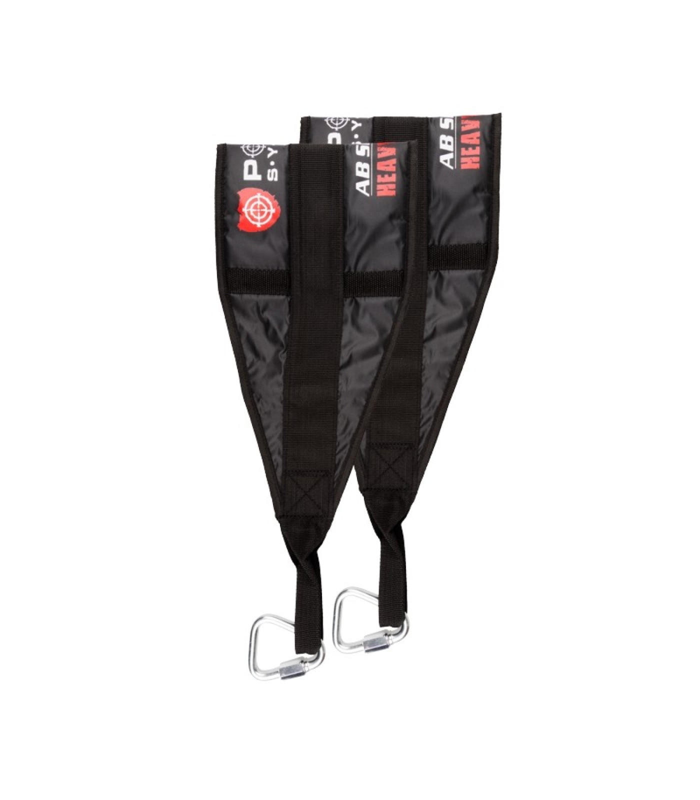 Power System Ab Slings - Black - Каишки за Коремни Вдигания, Цвят Черен