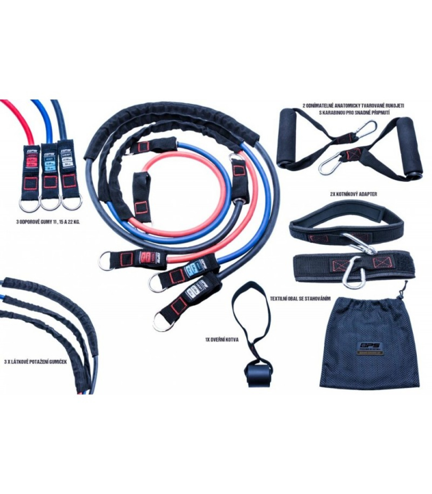 Power System Exercise Pack Ultimate Expander Set - Тренировъчен Комплект, Материал Гума