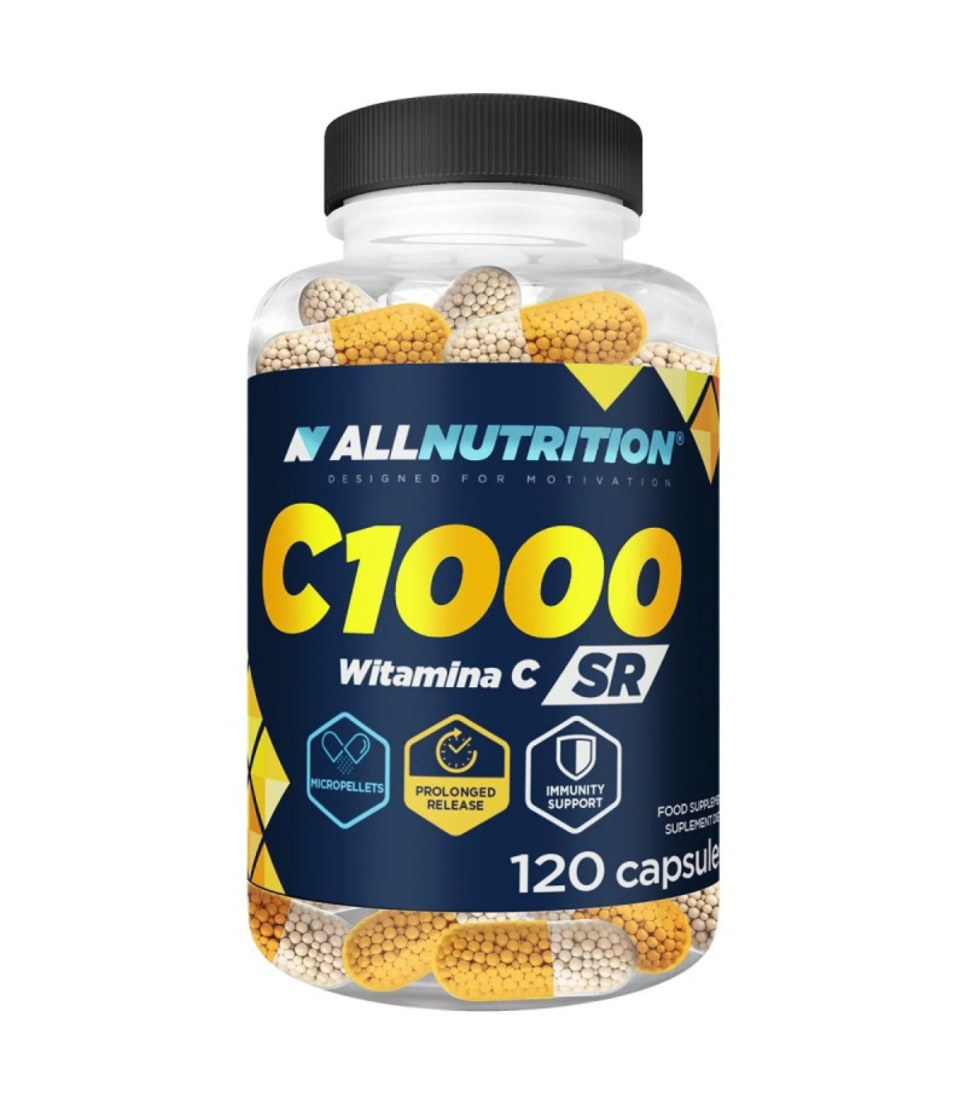 Allnutrition Vitamin C 1000 SR - Витамин C, Разфасовка 120 caps