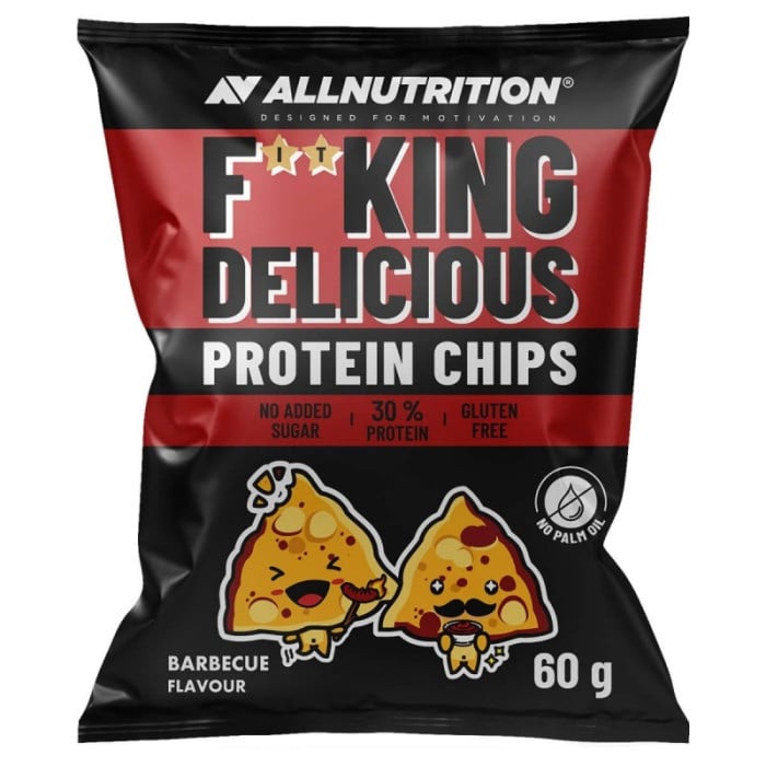 AllNutrition F**King Delicious Protein Chips BBQ - Протеинов Чипс, Разфасовка 60g