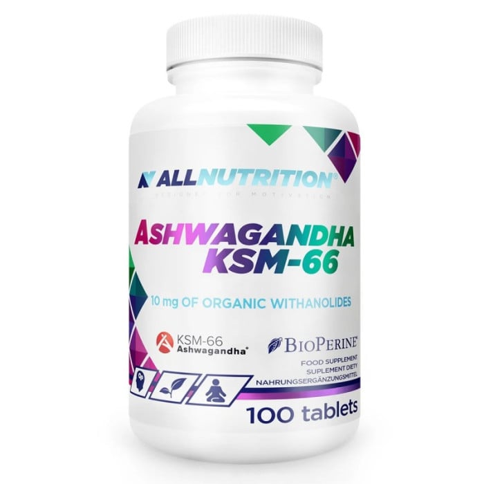 Allnutrition Ashwagandha KSM-66 - Ашваганда, Разфасовка 100 tabs