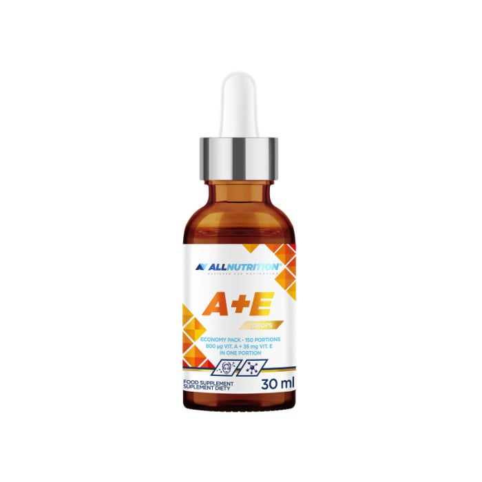 AllNutrition Vitamin A+E Drops - Витамин А+Е Капки, Разфасовка 30 ml