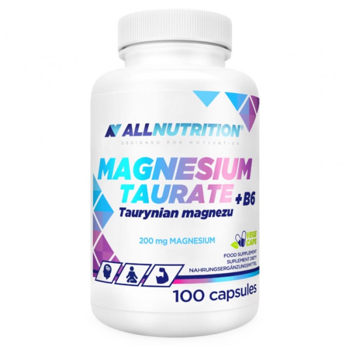 Allnutrition Magnesium Taurate + B6 - Магнезиев Таурат + Витамин B6, Разфасовка 100 caps
