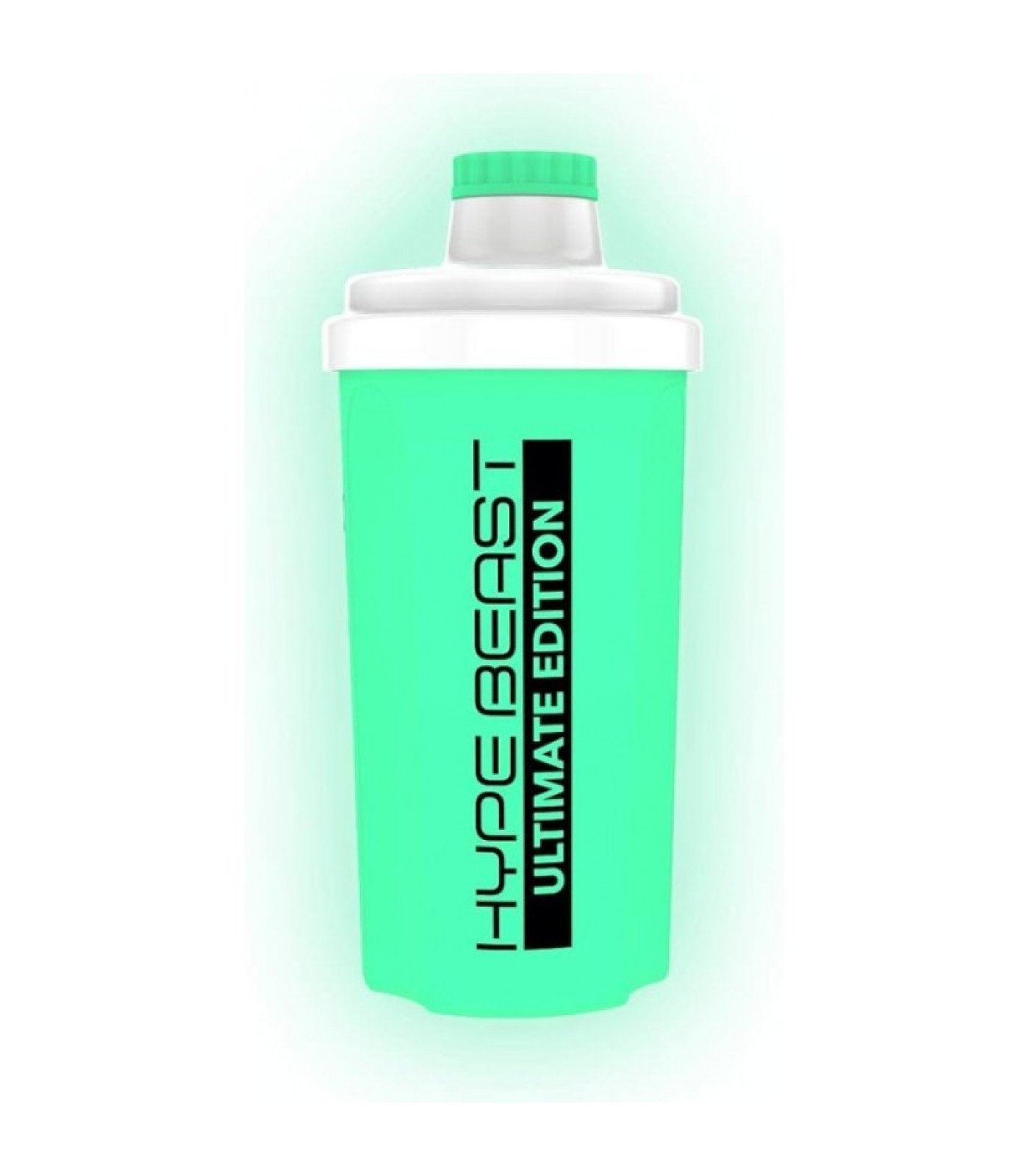 Nanosupps Shaker Glow In The Dark - Светещ Шейкър, Цвят Бяло - Зелено, Разфасовка 500ml