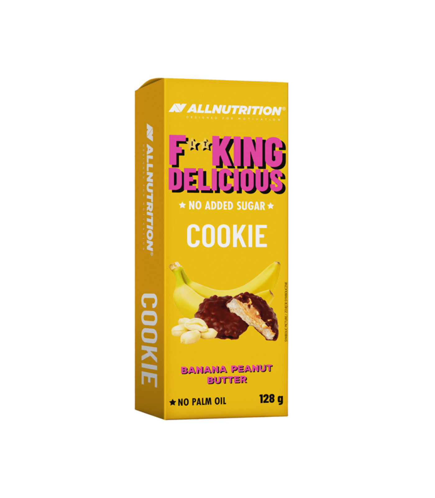 AllNutrition F**King Delicious Cookie Banana Peanut Butter - Диетичен Десерт, Разфасовка 128g
