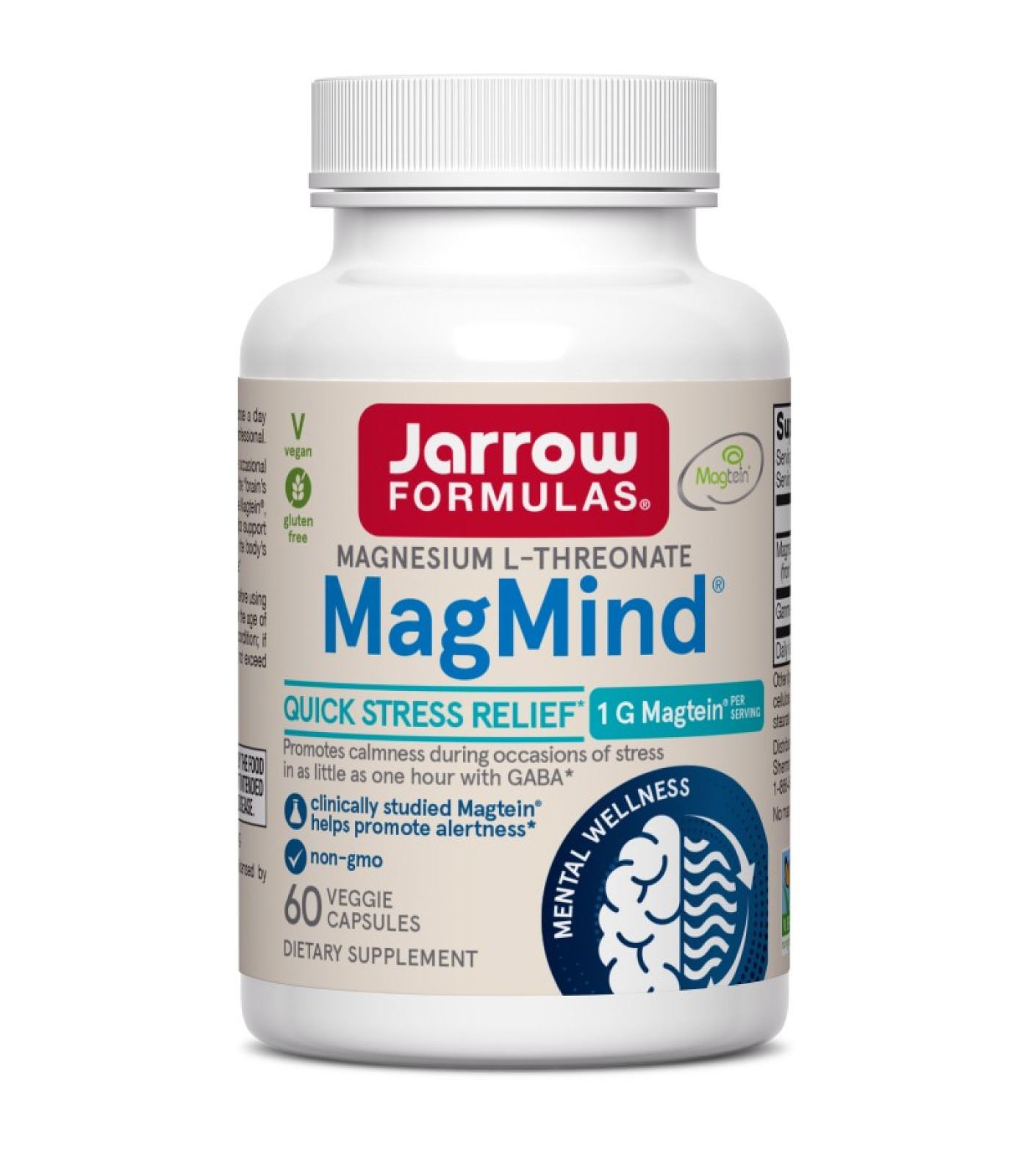 Jarrow Formulas MagMind Quick Stress Relief - Формула за Успокоение Jarrow Formulas MagMind Quick Stress Relief - Формула за Успокоение