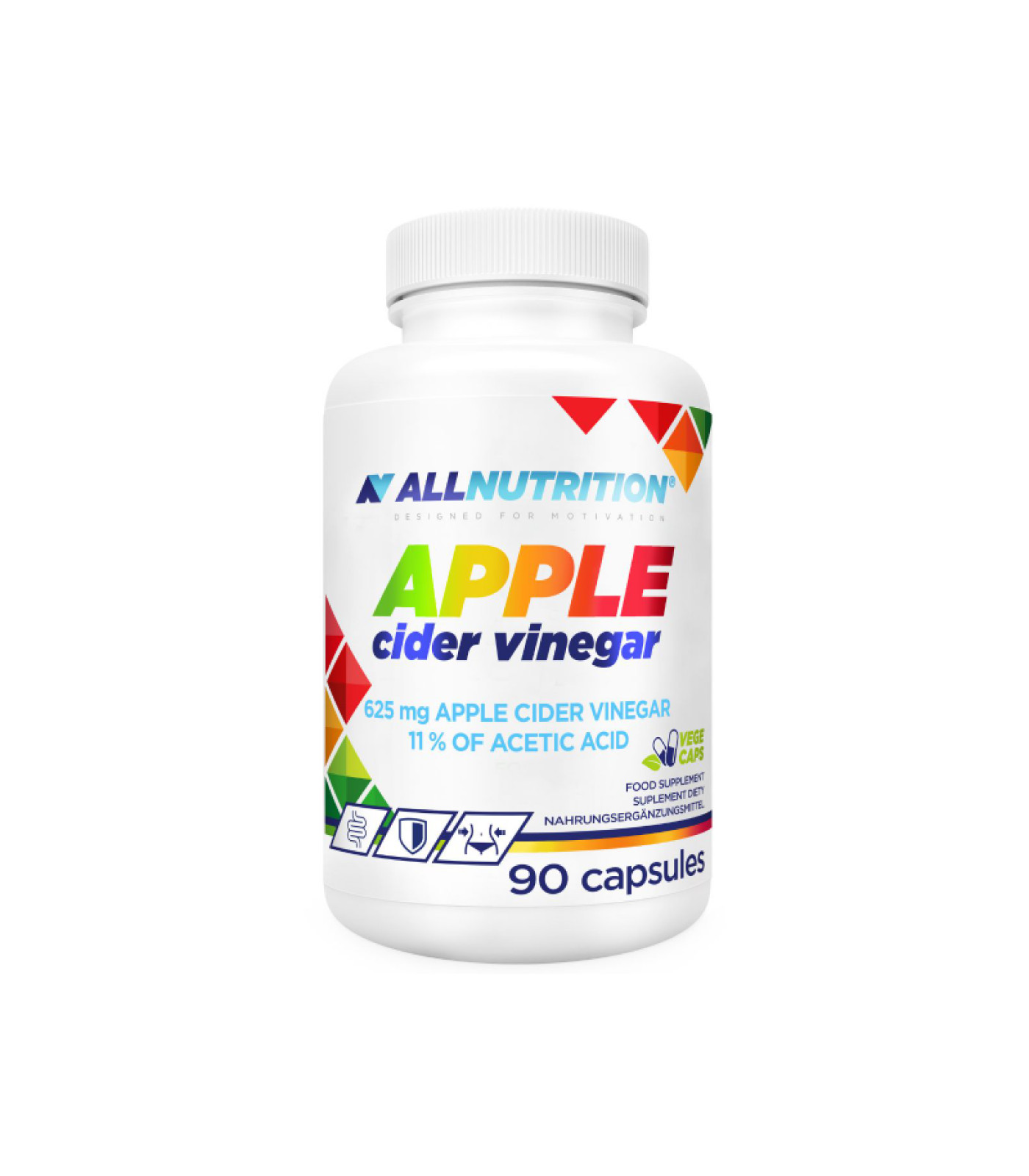 AllNutrition Apple Cider Vinegar - Ябълков Оцет, Разфасовка 90 caps AllNutrition Apple Cider Vinegar - Ябълков Оцет, Разфасовка 90 caps