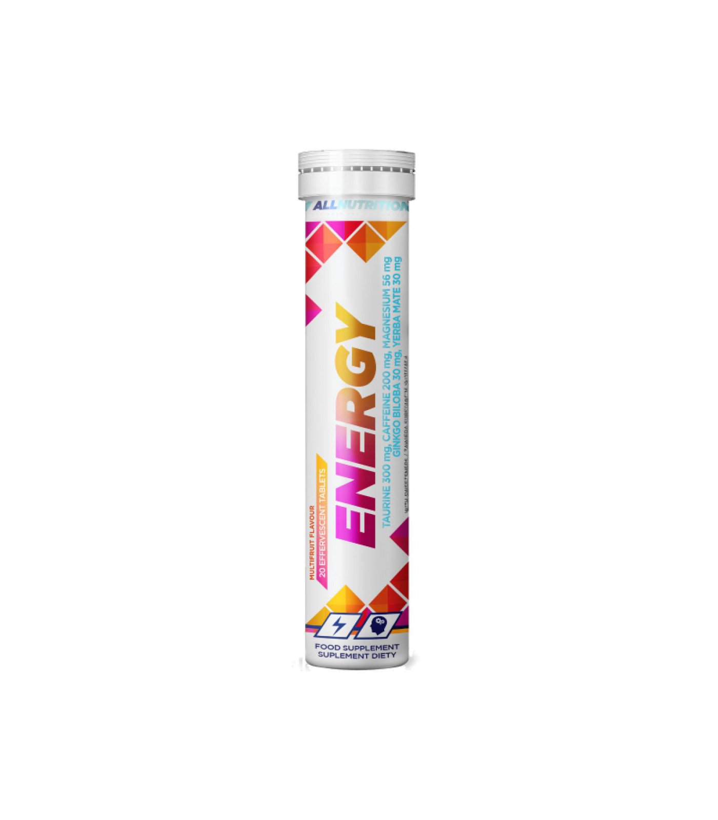 AllNutrition Energy Effervescent - Формула за Енергия, Разфасовка 20 tabs