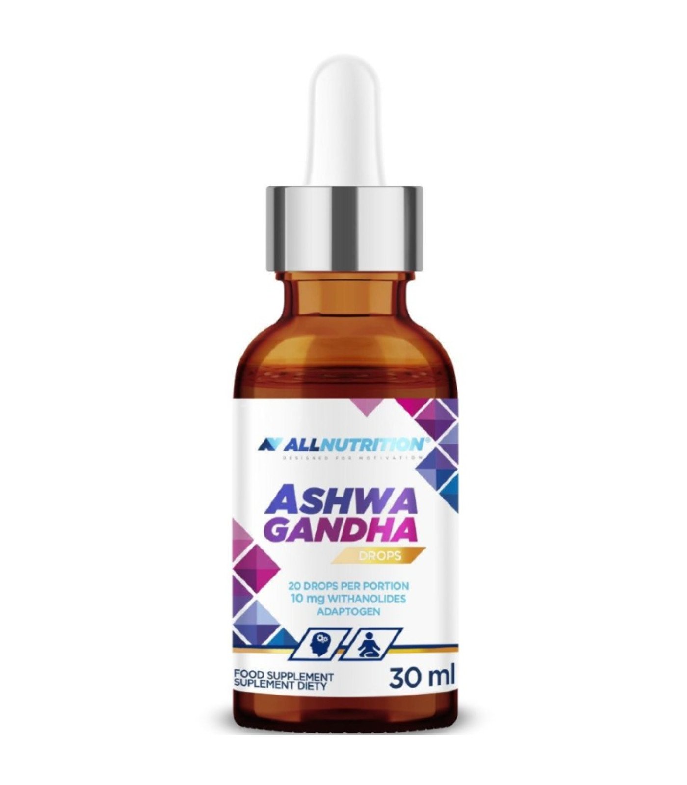 AllNutrition Ashwagandha Drops - Ашваганда на Капки, Разфасовка 30ml