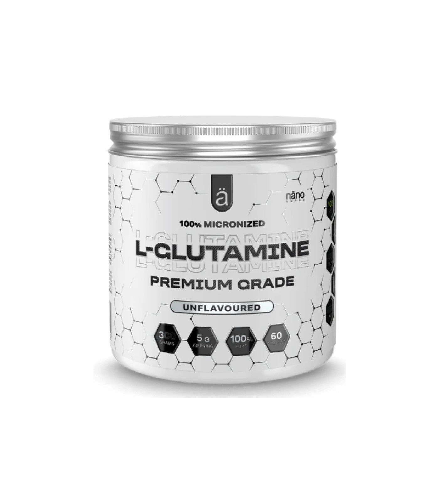 Nanosupps L-Glutamine - Глутамин, Разфасовка 300g Nanosupps L-Glutamine - Глутамин, Разфасовка 300g
