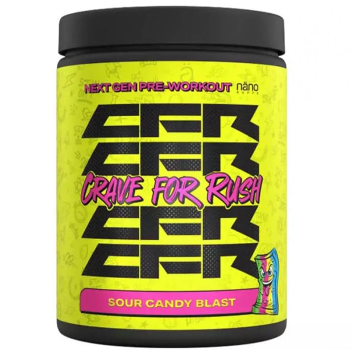 Nanosupps Crave For Rush - Азотен Бустер, Разфасовка 400g