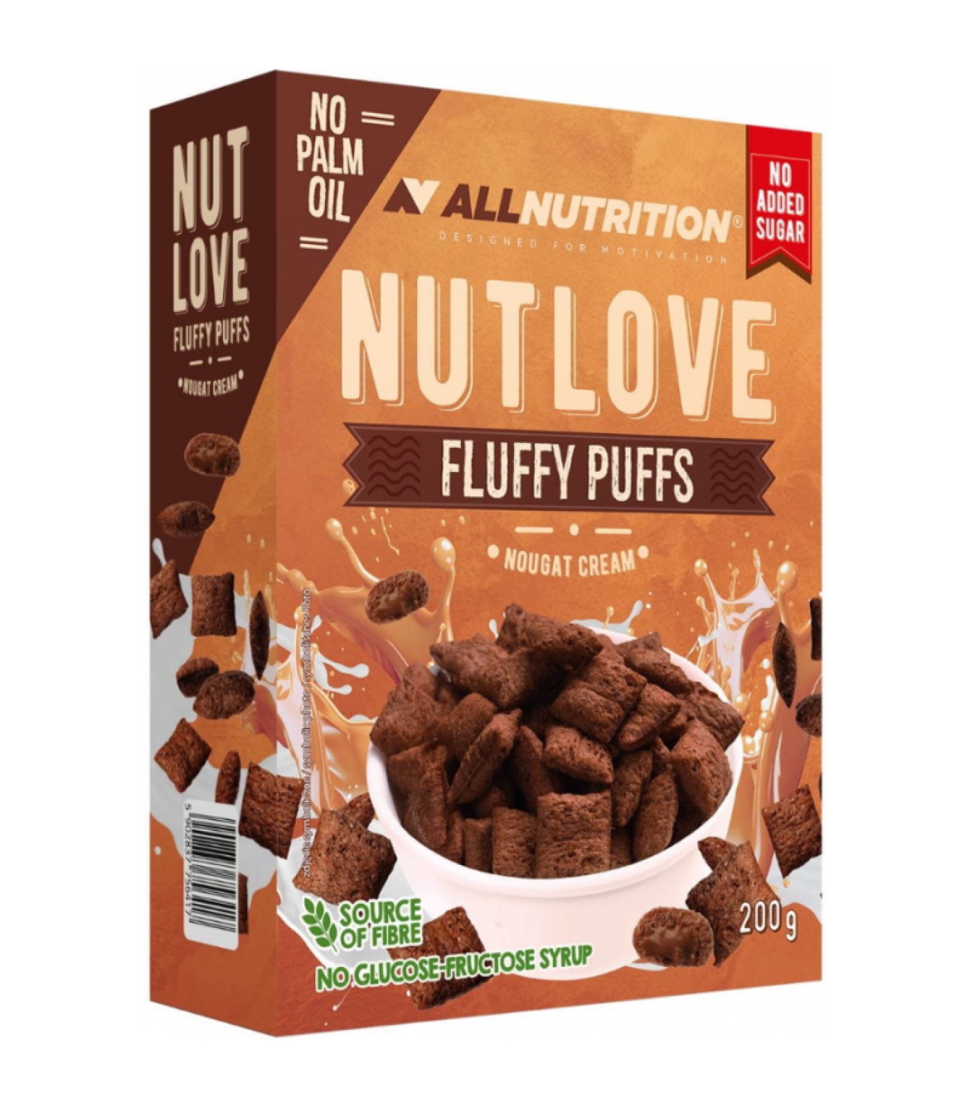 Allnutrition Nutlove Fluffy Puffs - Диетична Закуска, Разфасовка 200g