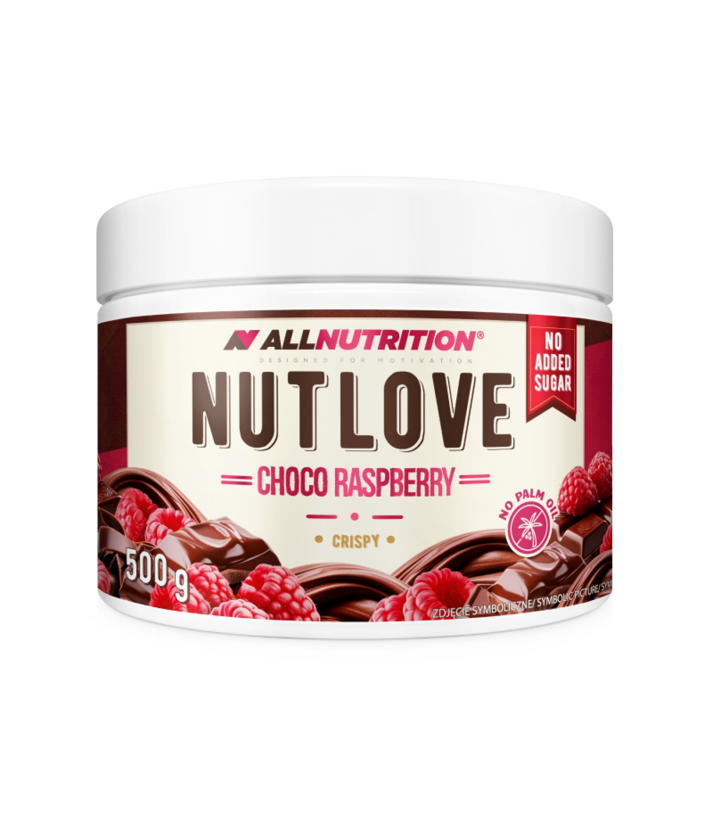 Allnutrition Nutlove Choco Raspberry Crisp - Диетичен Крем За Мазане, Разфасовка 500g Allnutrition Nutlove Choco Raspberry Crisp - Диетичен Крем За Мазане, Разфасовка 500g