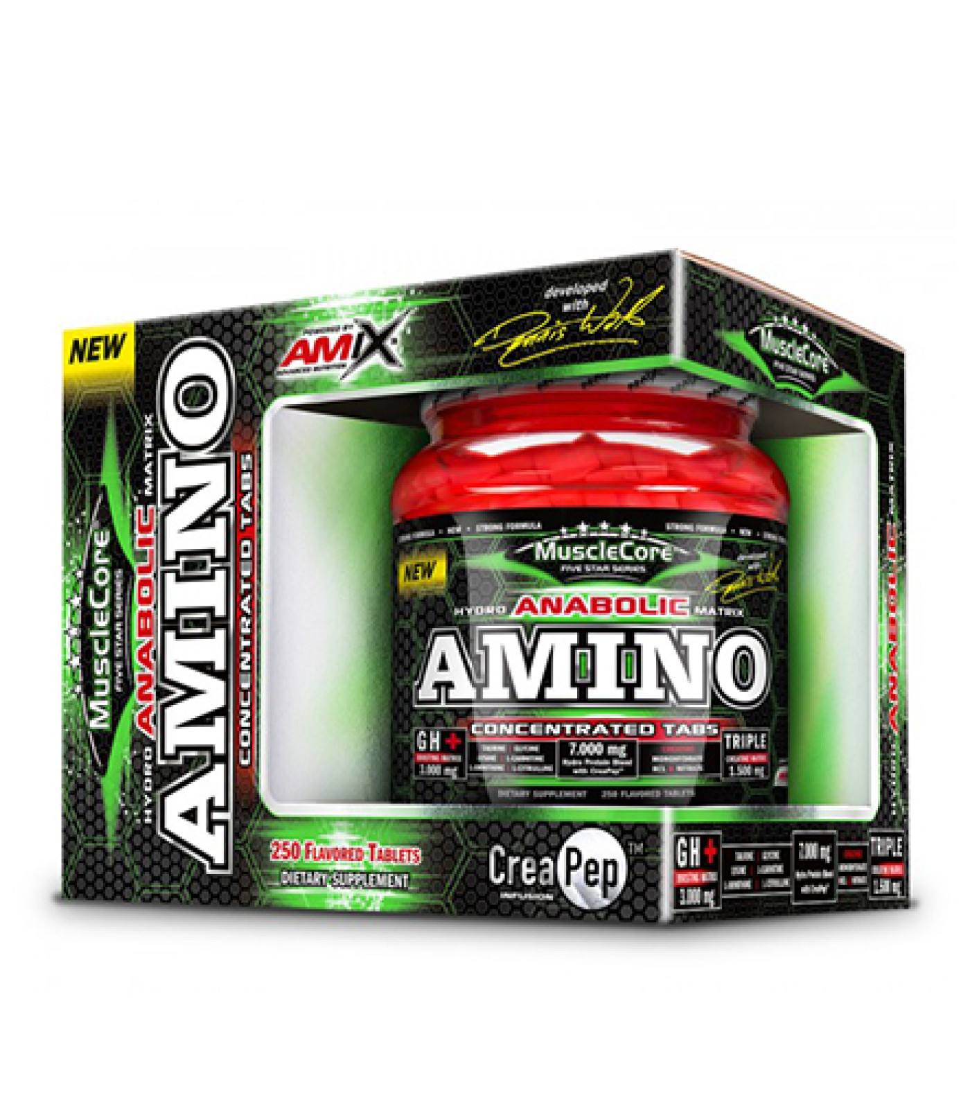 AMIX - Anabolic Amino with CreaPep 250 Tabs.