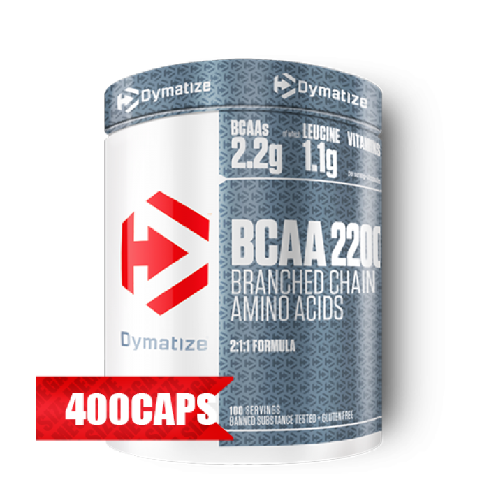 DYMATIZE - BCAA Complex 2200 / 400 Caps. (100 дози)