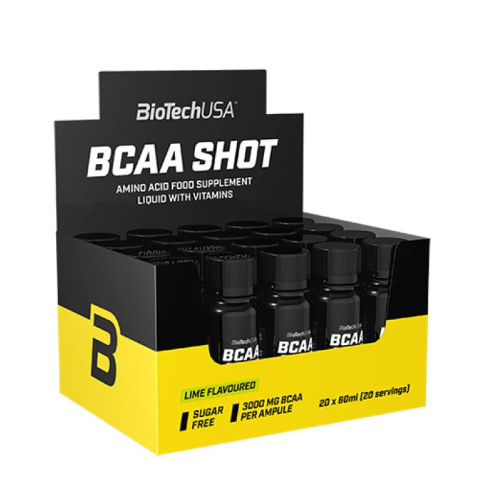 BIOTECH USA - BCAA Shot Box / 20 x 60 ml (20 дози)