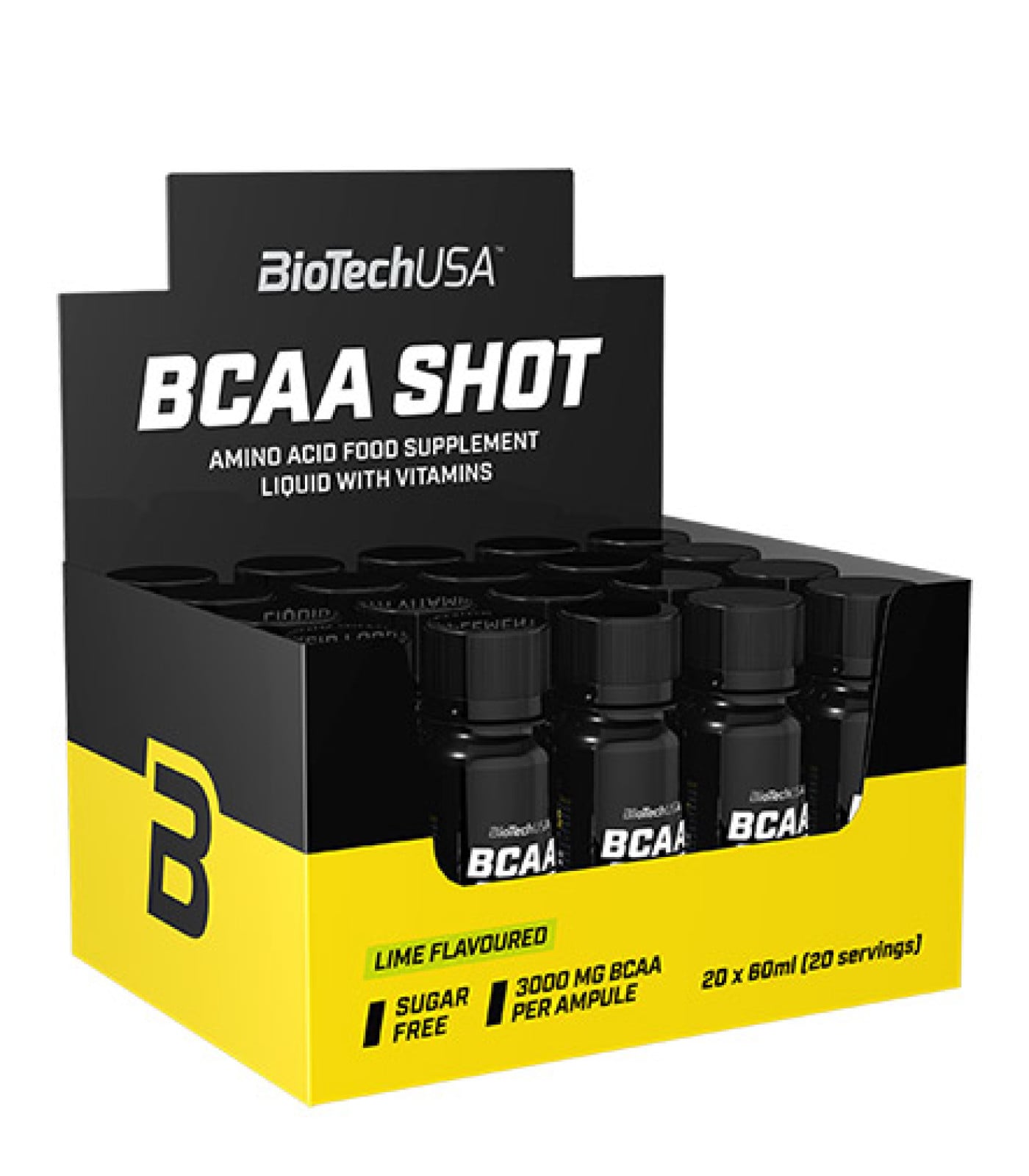 BIOTECH USA - BCAA Shot Box / 20 x 60 ml (20 дози)