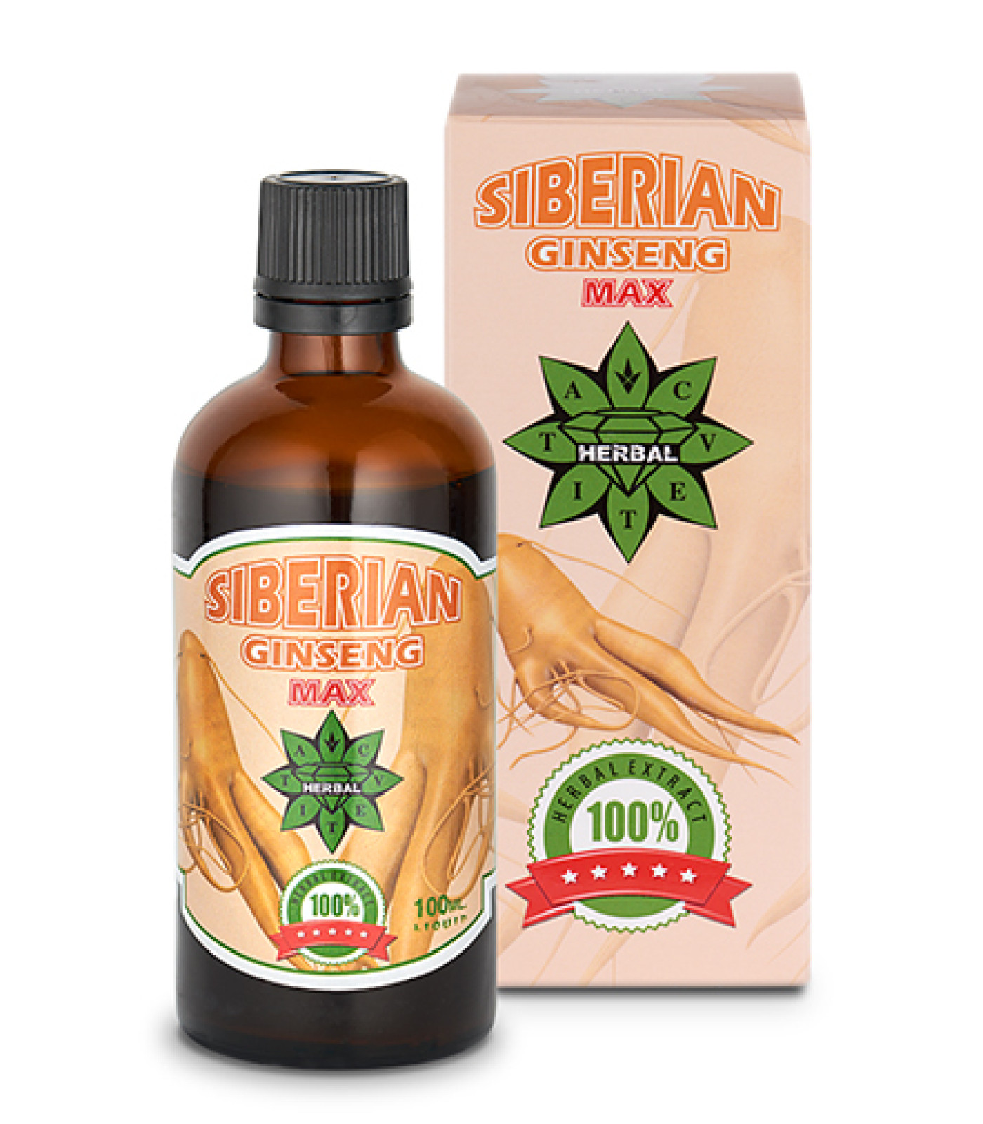 CVETITA HERBAL - Siberian Ginseng MAX / 100 ml (33 дози)
