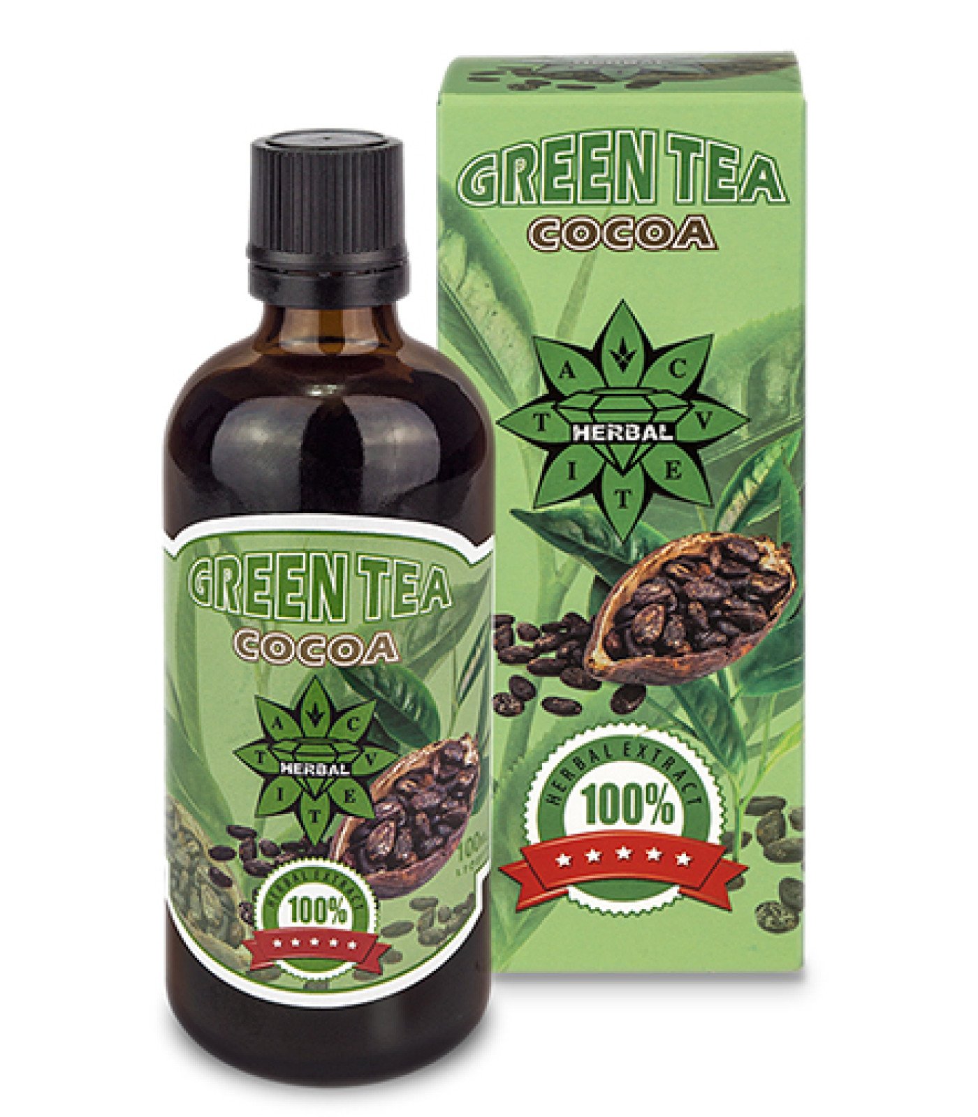 CVETITA HERBAL - Green Tea with Cocoa / 100 ml (33 дози)